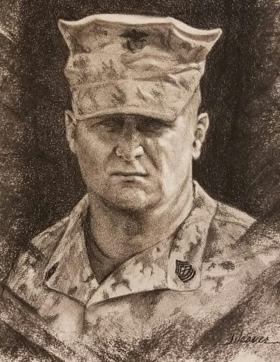 Portrait commission "master sergeant"